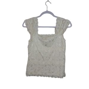White House Black Market Ladies Lace Tank